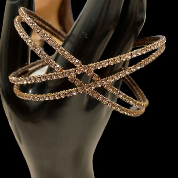 Bundle of 8 Rose Gold Bracelets - Picture 3 of 13